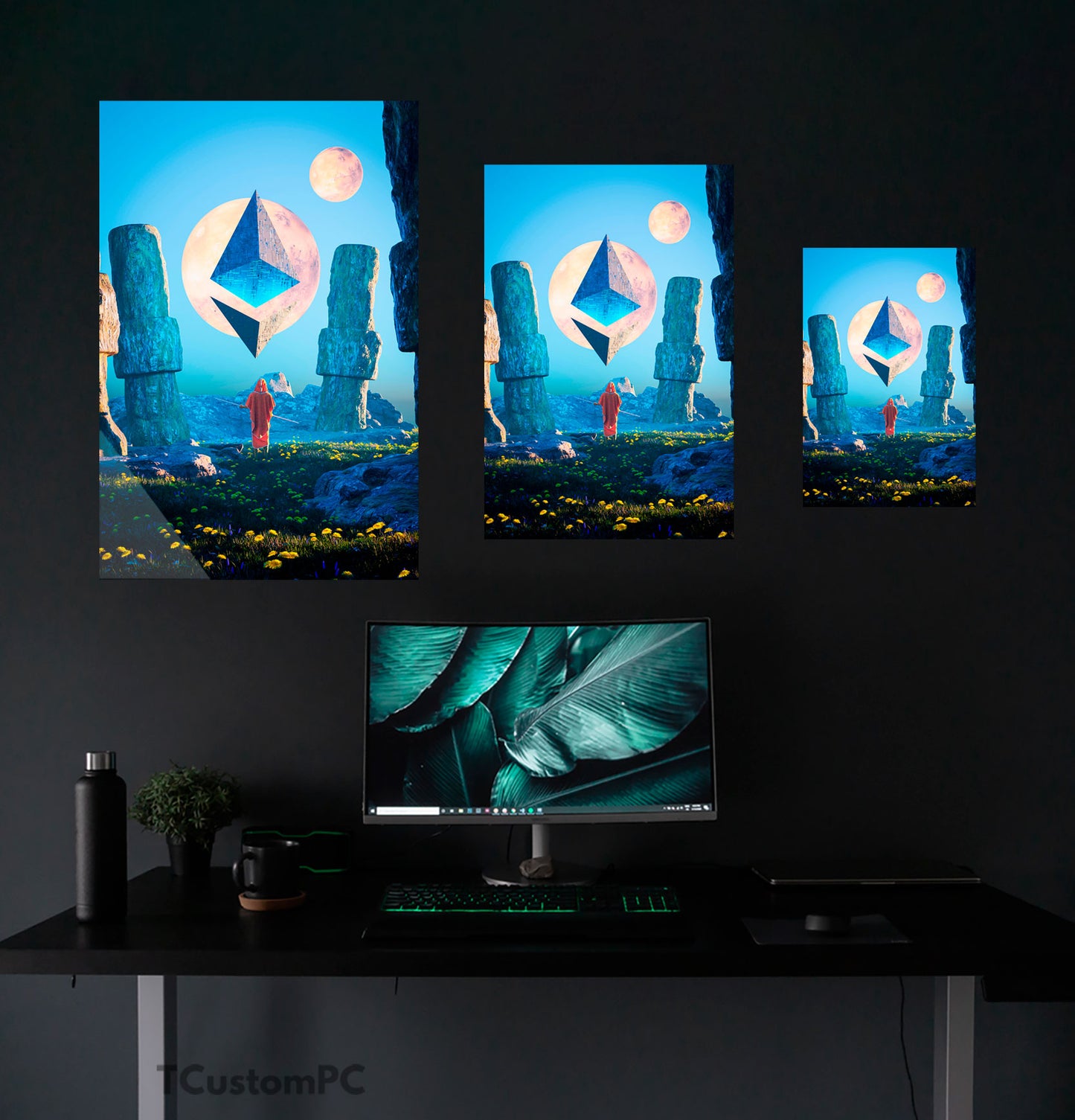 Cuadro paisaje "Etherium"