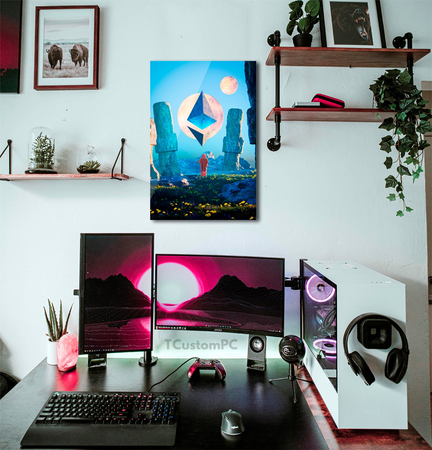 Cuadro paisaje "Etherium"