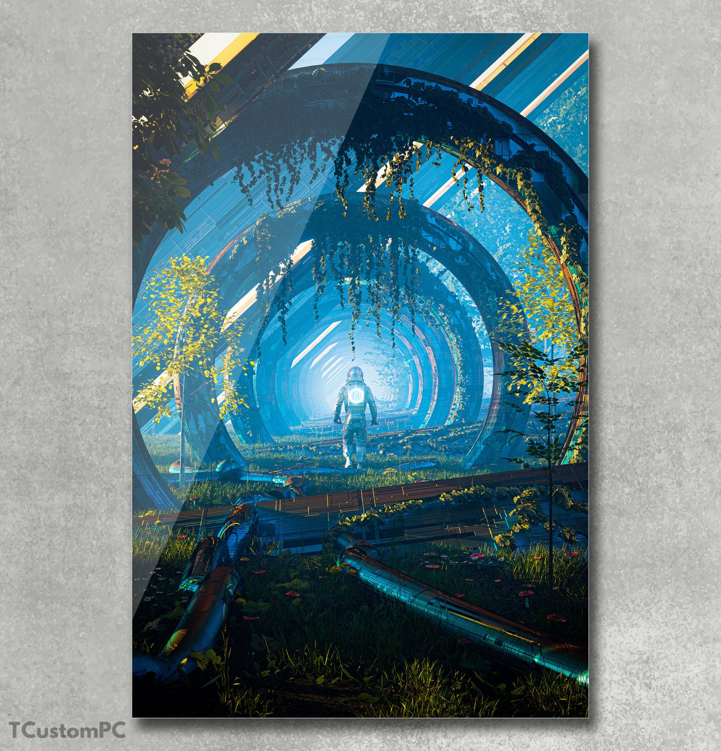 Cuadro paisaje "Overgrown"