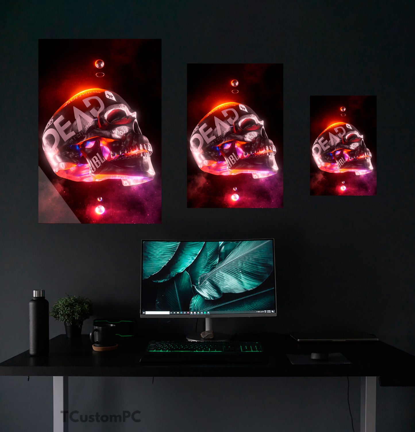 Cuadro paisaje "Skull 2 po"