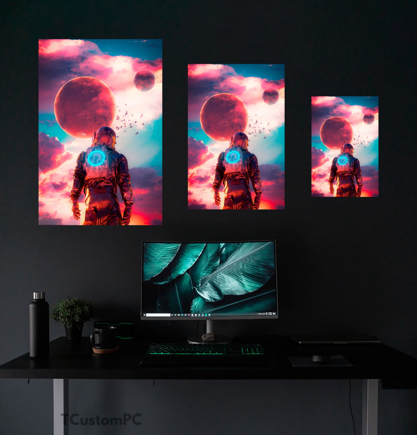 Cuadro paisaje "Sky on Fire"