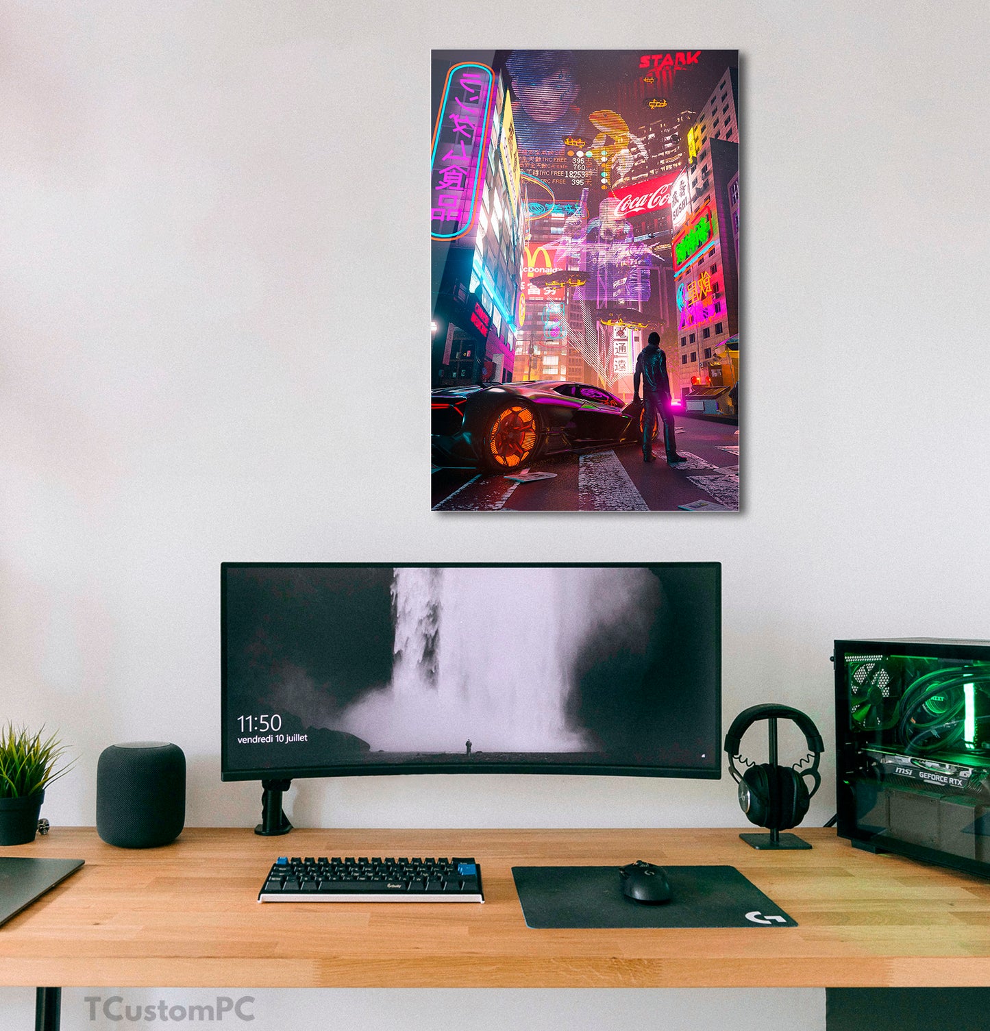 Cuadro paisaje "Cyberpunk2"