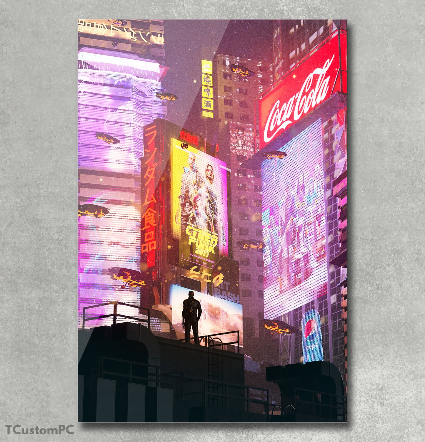 Cuadro paisaje "Cyberpunk mod 2"