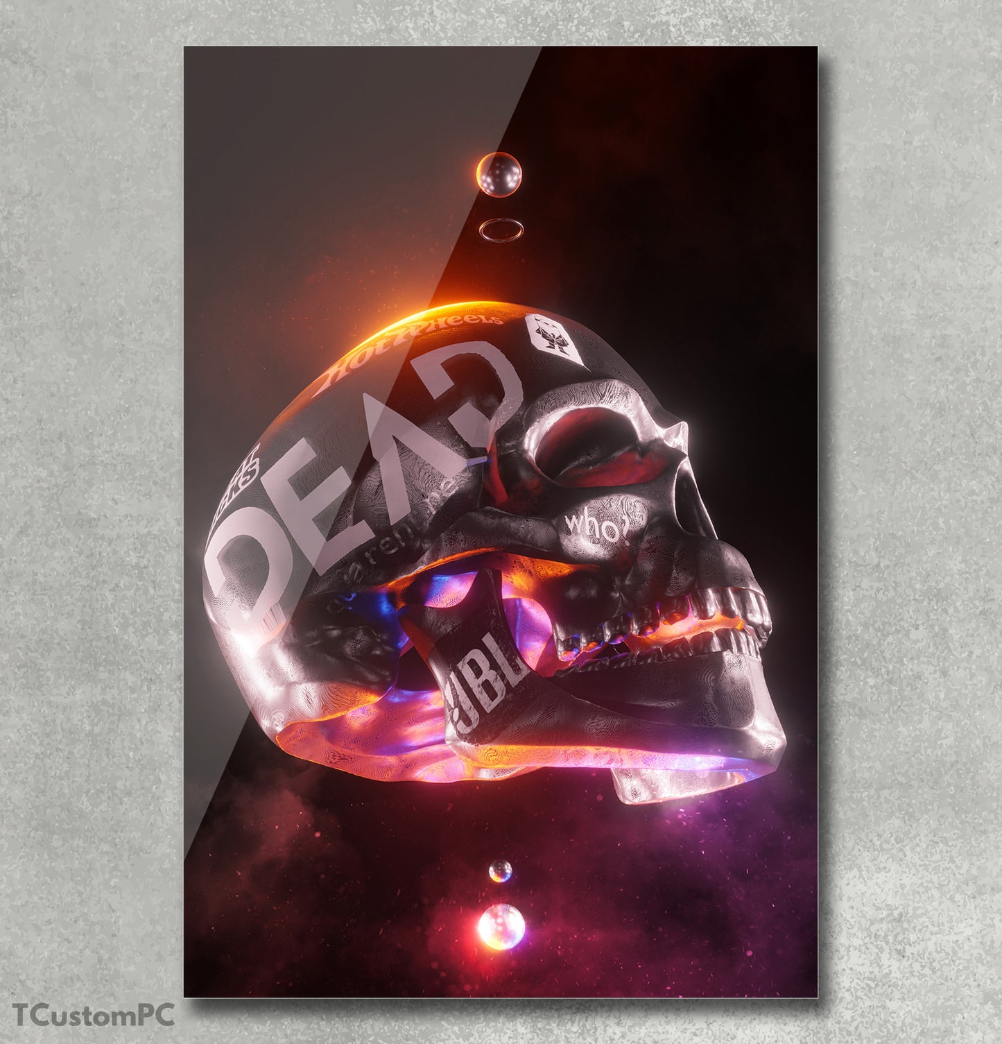 Cuadro paisaje "Skull 2 po"