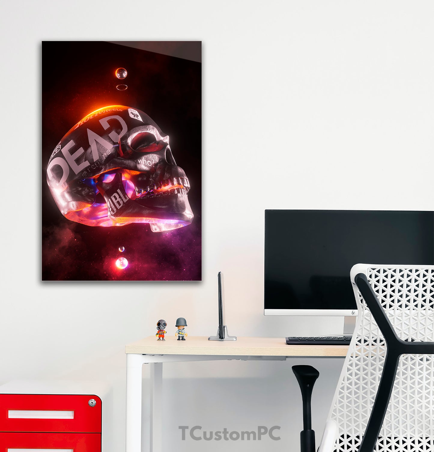 Cuadro paisaje "Skull 2 po"