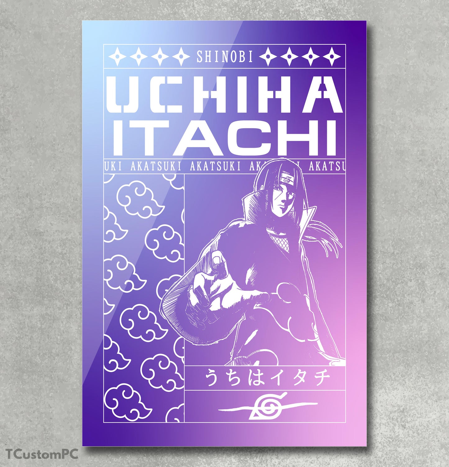 Red cloud ninja 1 Itachi painting