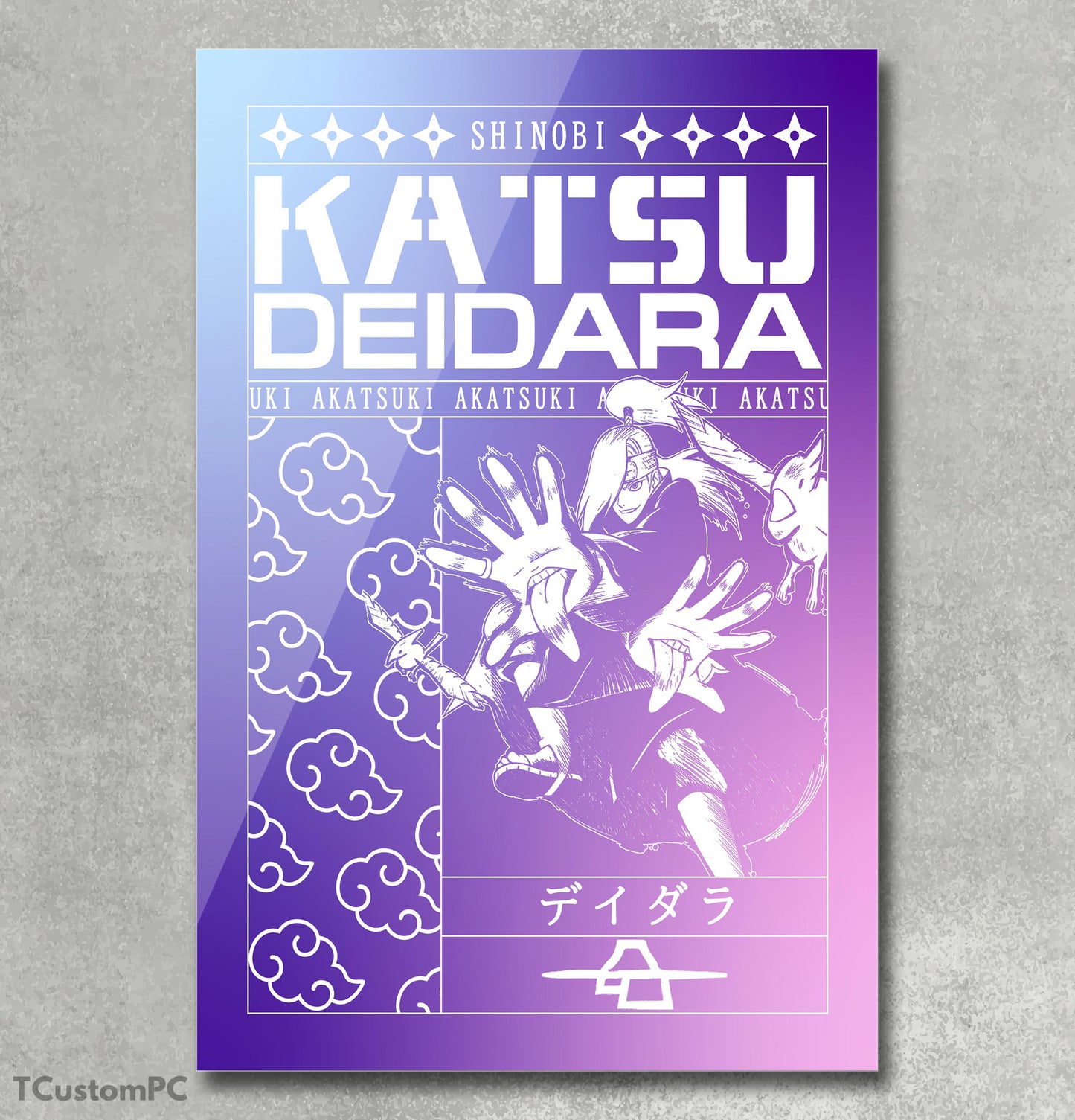 Red cloud ninja painting 7 Deidara