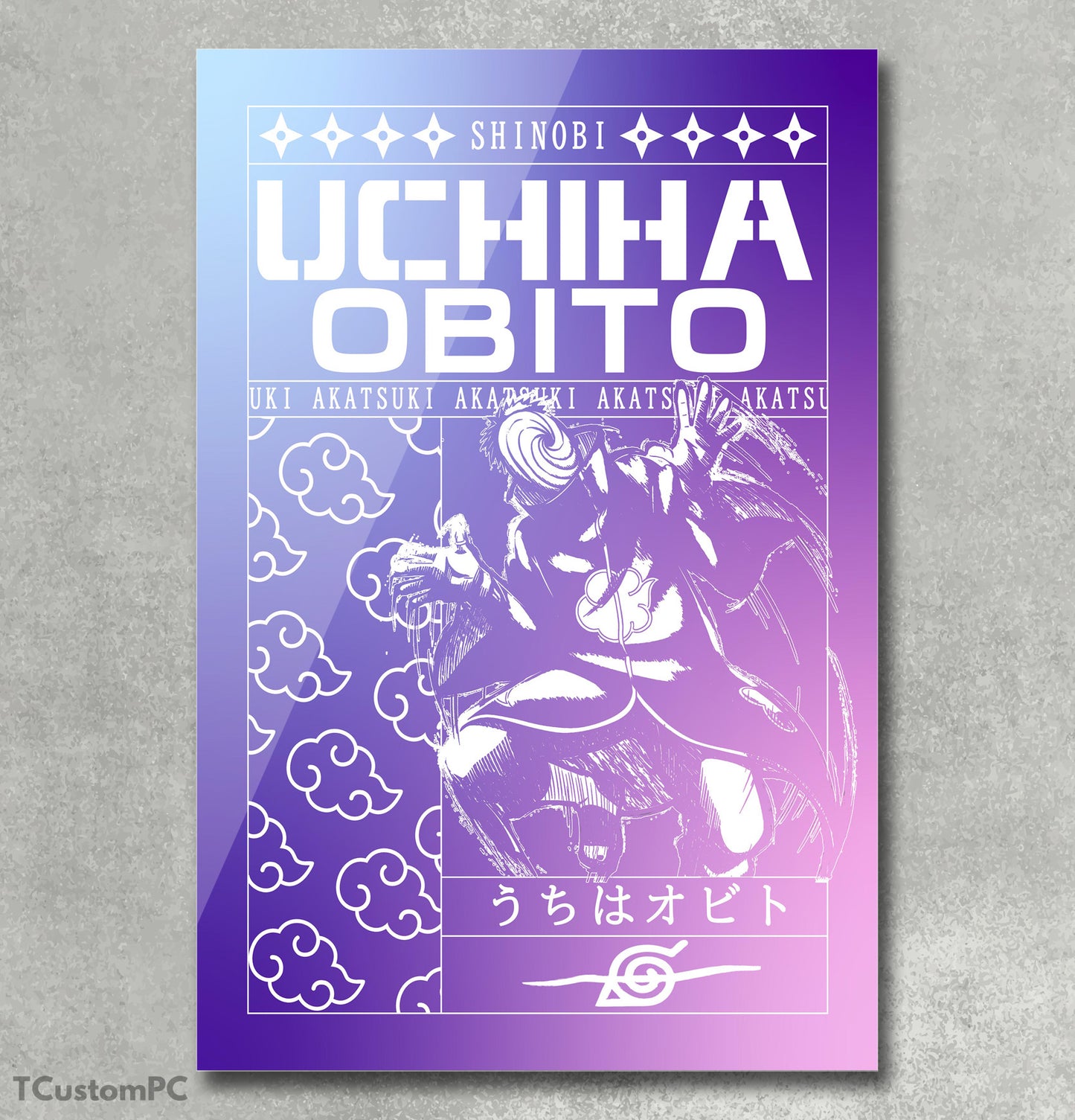 Red cloud ninja 8 Obito painting