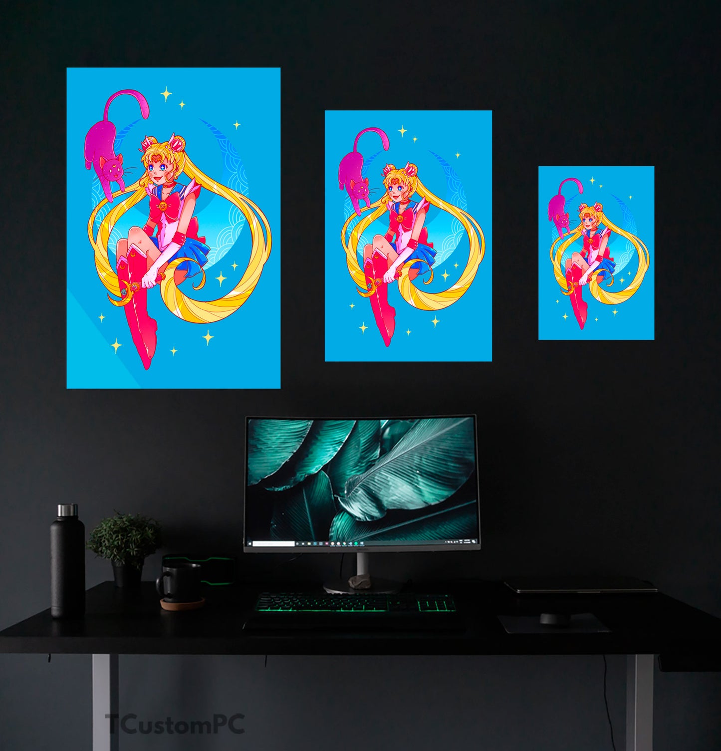 Cuadro sailor moon custom pc