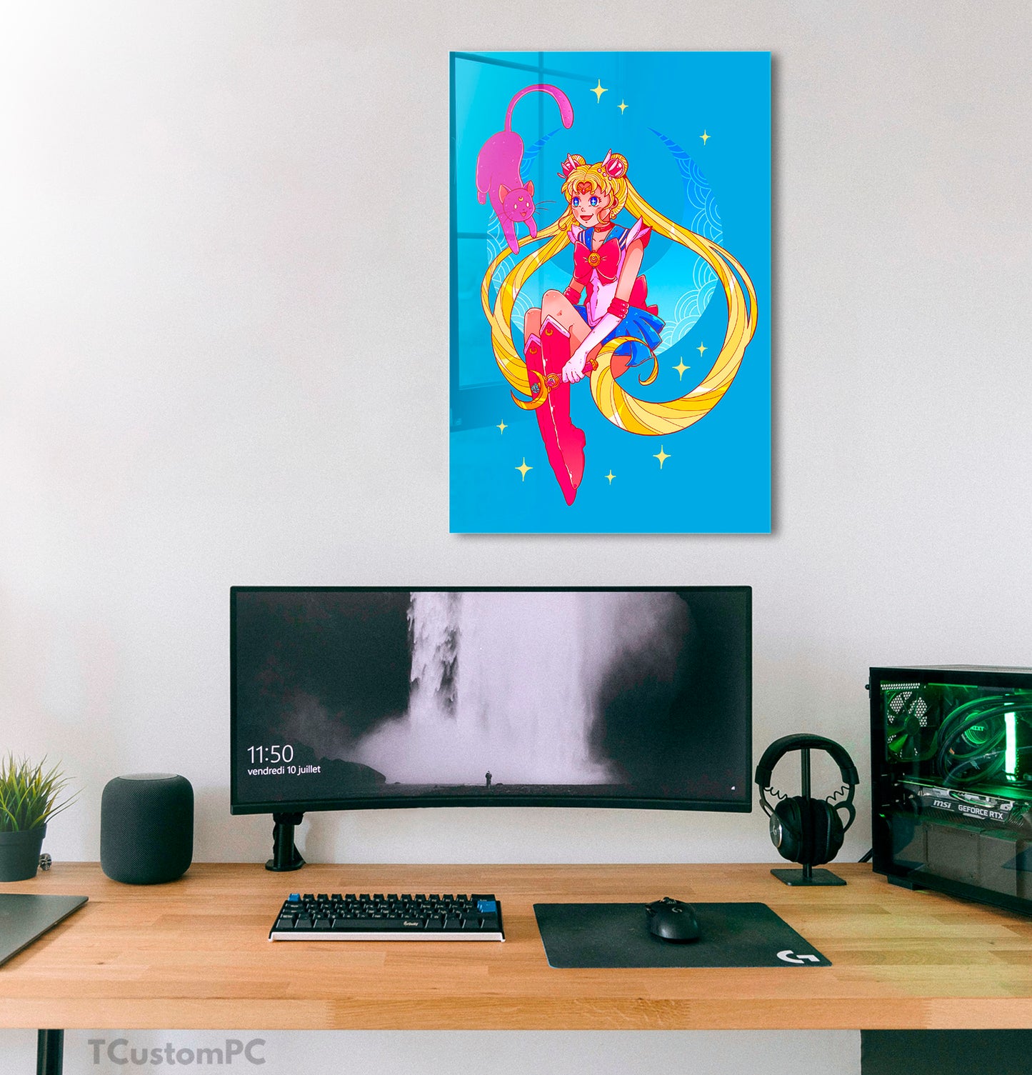 Cuadro sailor moon custom pc