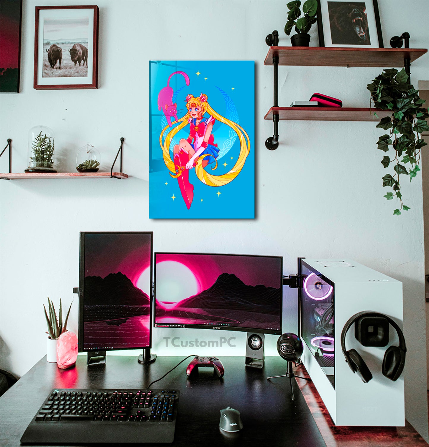 Cuadro sailor moon custom pc
