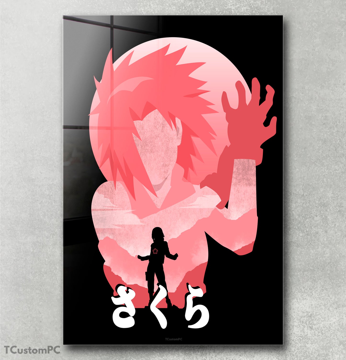 Cuadro Sakura Anime shadow
