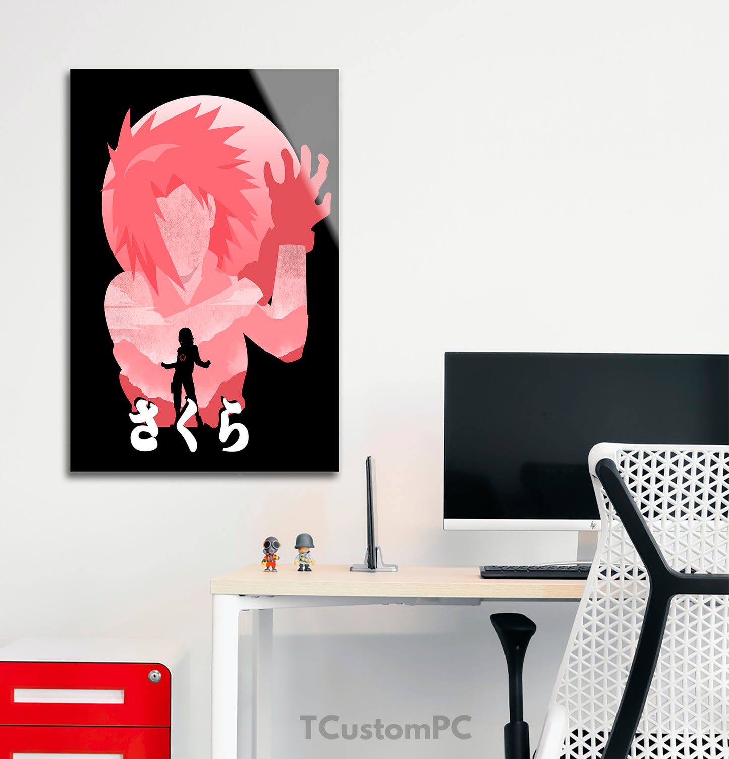 Cuadro Sakura Anime shadow