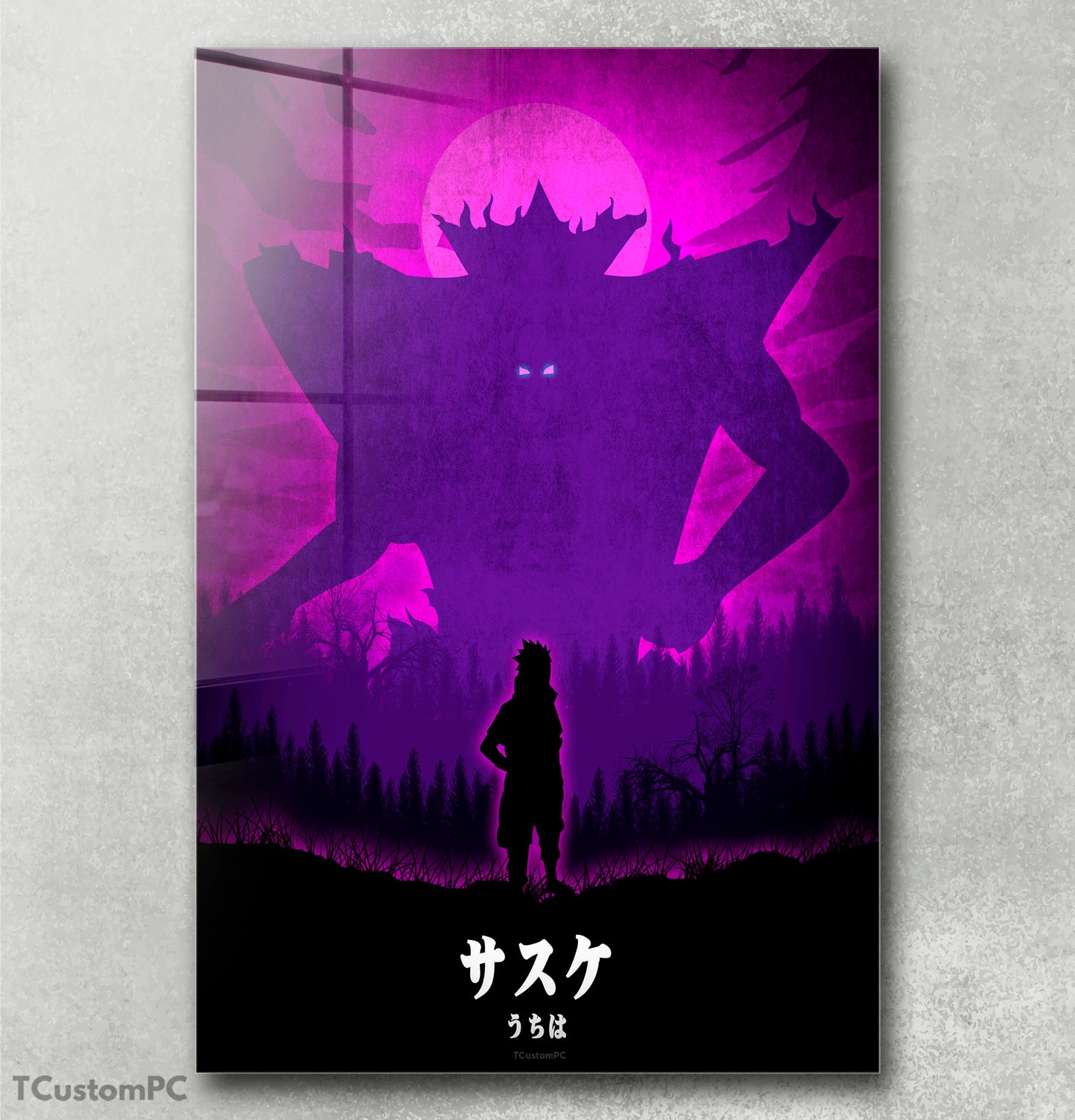 Cuadro Sasuke minimalist