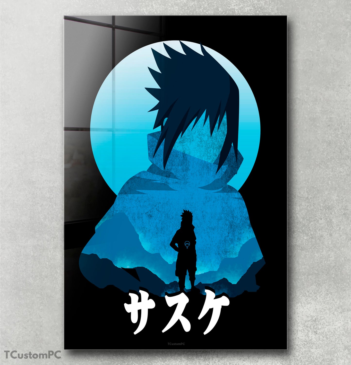 Cuadro Sasuke Anime shadow