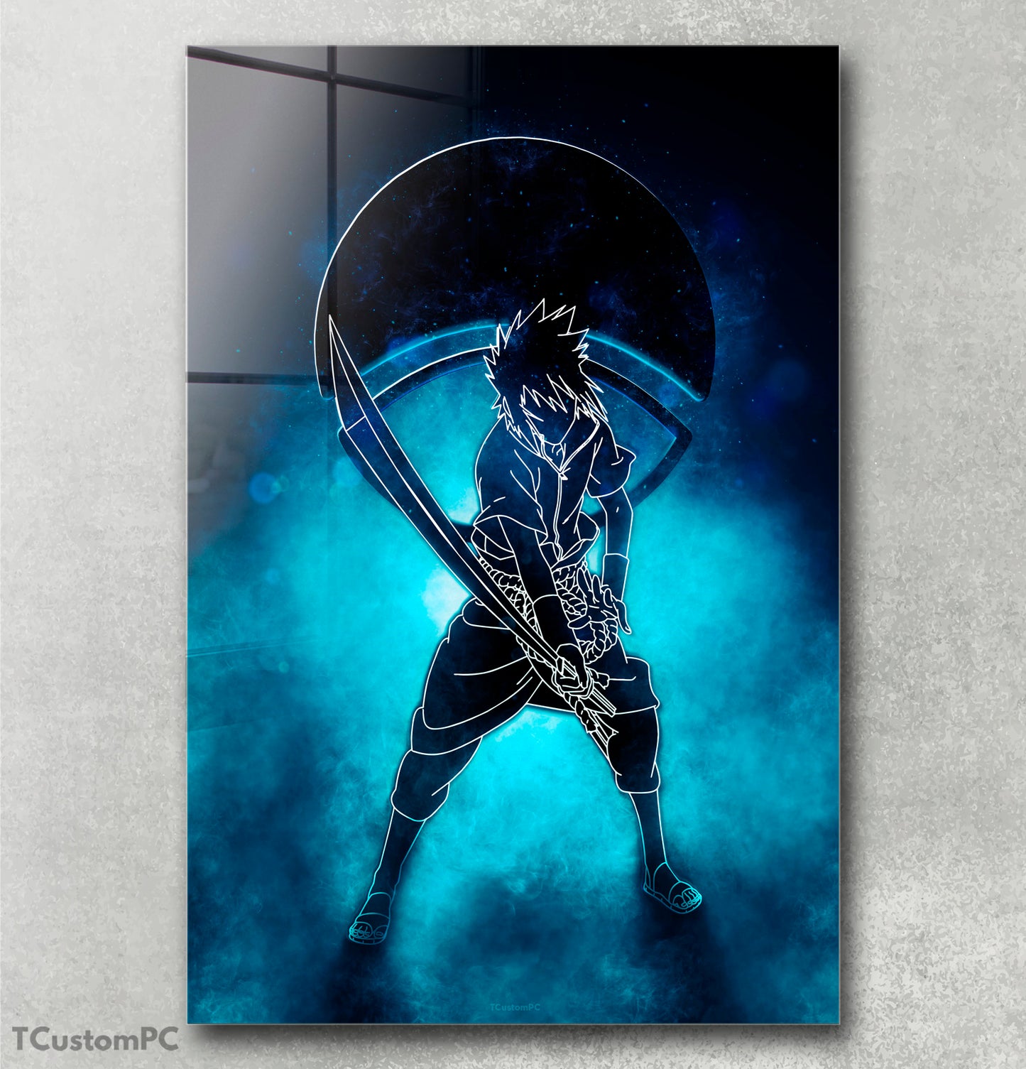 Cuadro Sasuke Character line