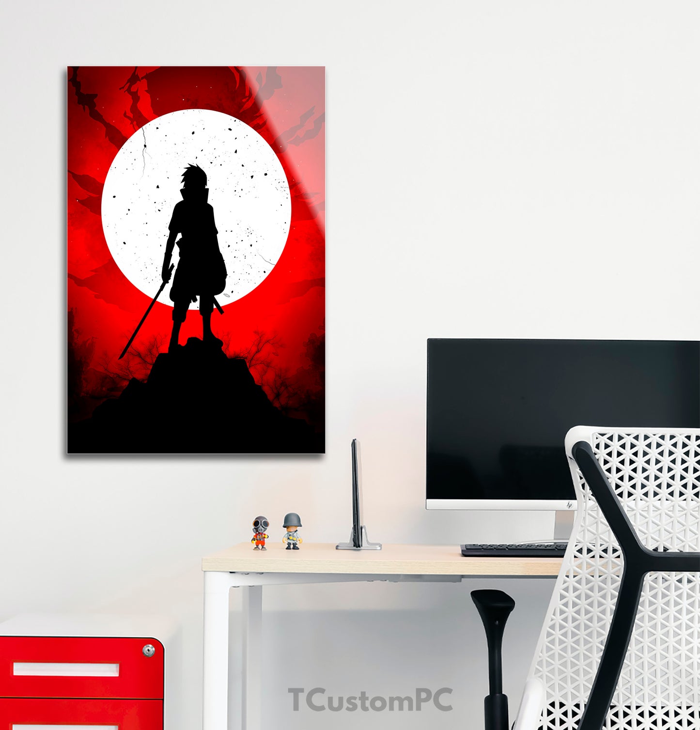 Cuadro Sasuke Red sky