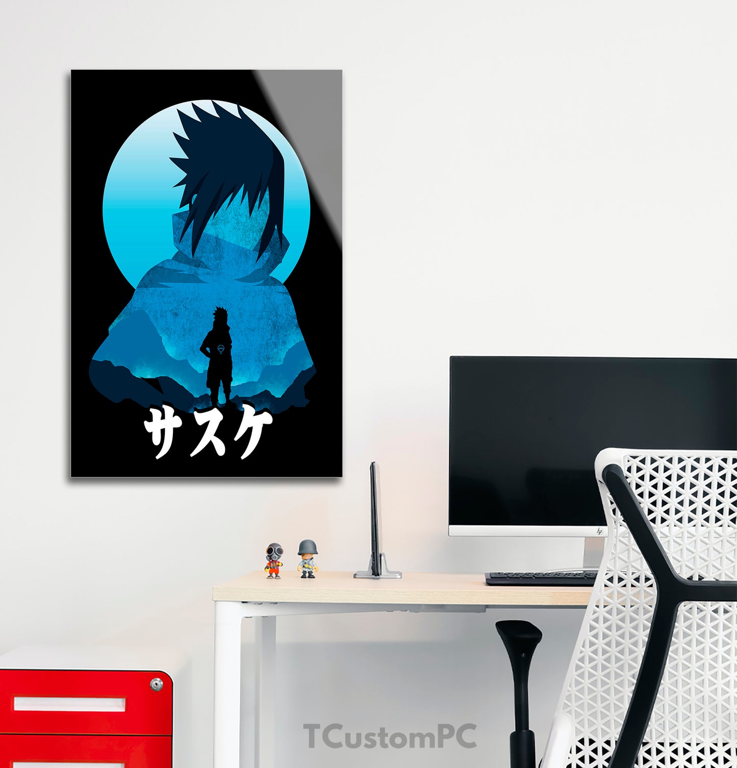 Cuadro Sasuke Anime shadow