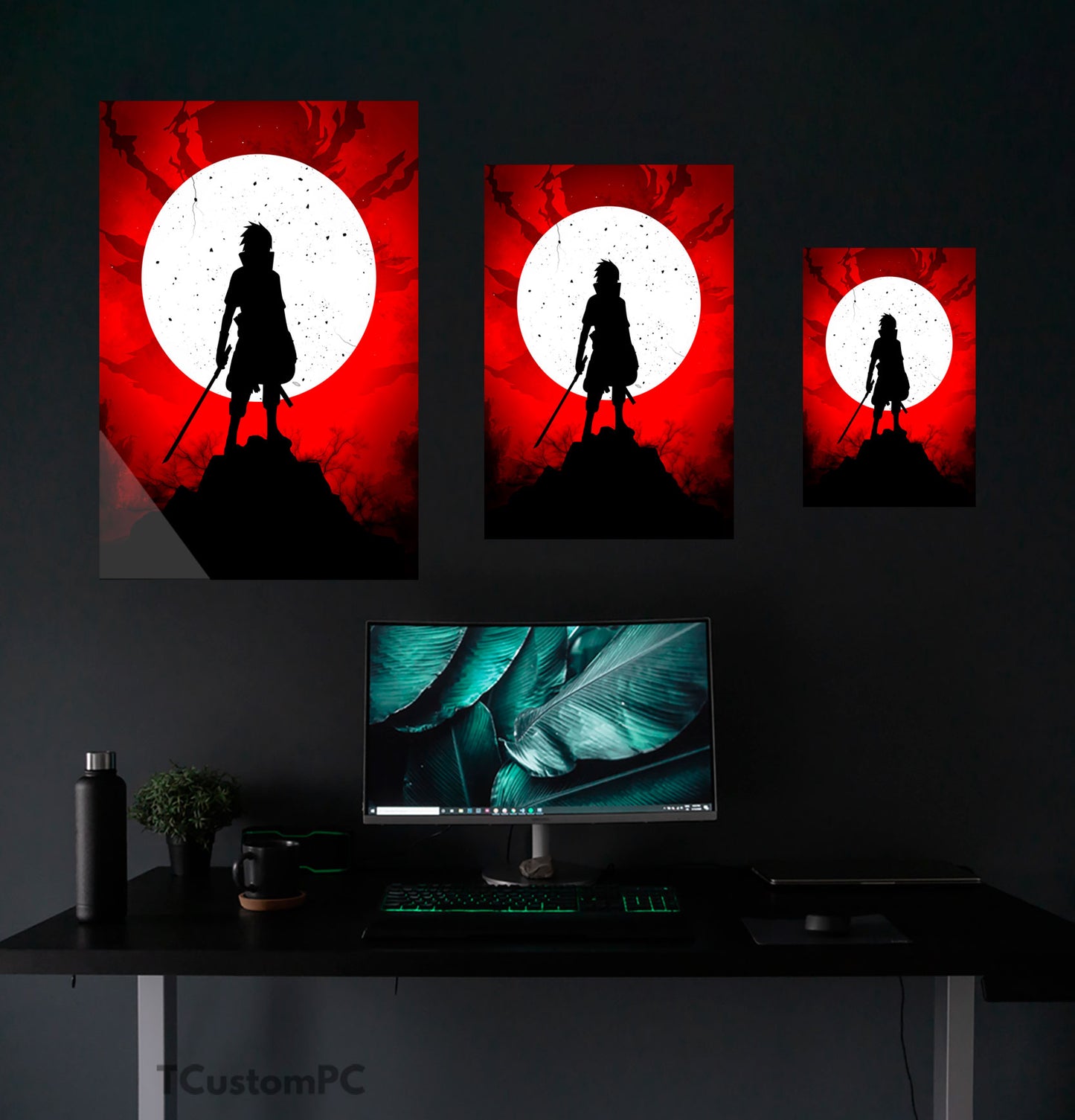 Cuadro Sasuke Red sky