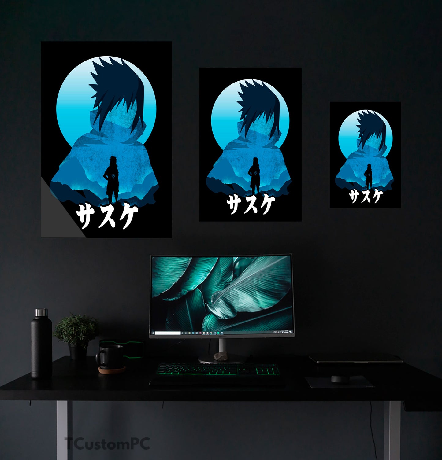 Cuadro Sasuke Anime shadow