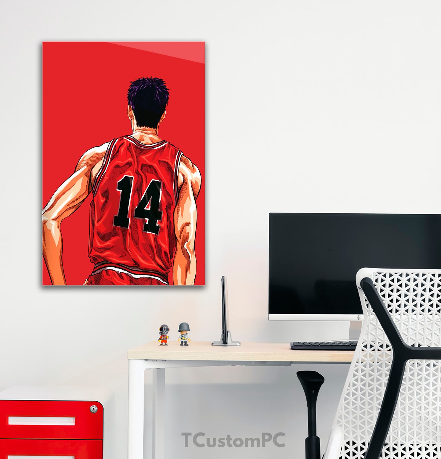 Cuadro slam dunk Mitsui Hisashi vector