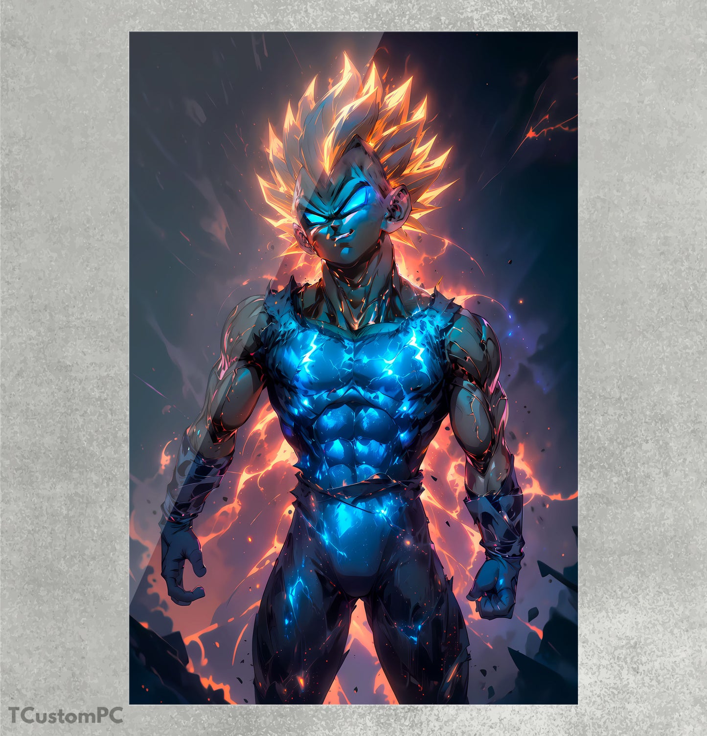 Cuadro ultimate vegeta warrior