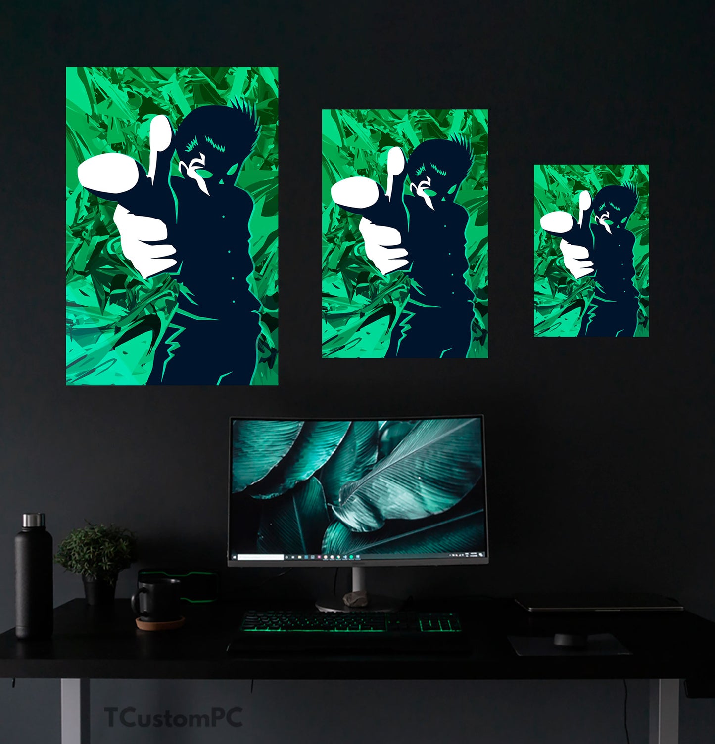 Cuadro yuyu hakusho uraneshi green vector