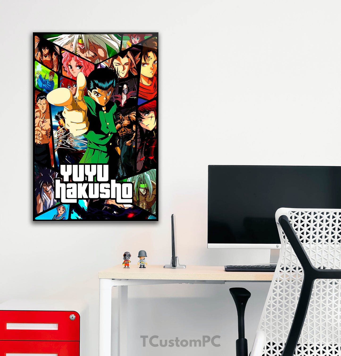 Cuadroyuyu hakusho ultimate anime vector