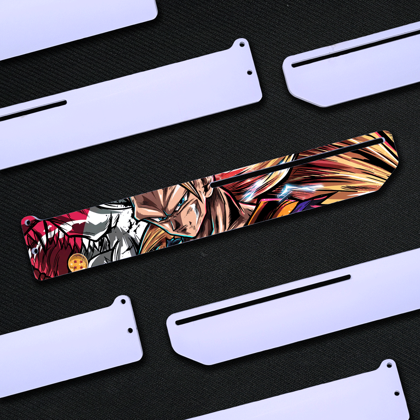 Super Saiyan | Soporte Gráfica Horizontal Acrílico