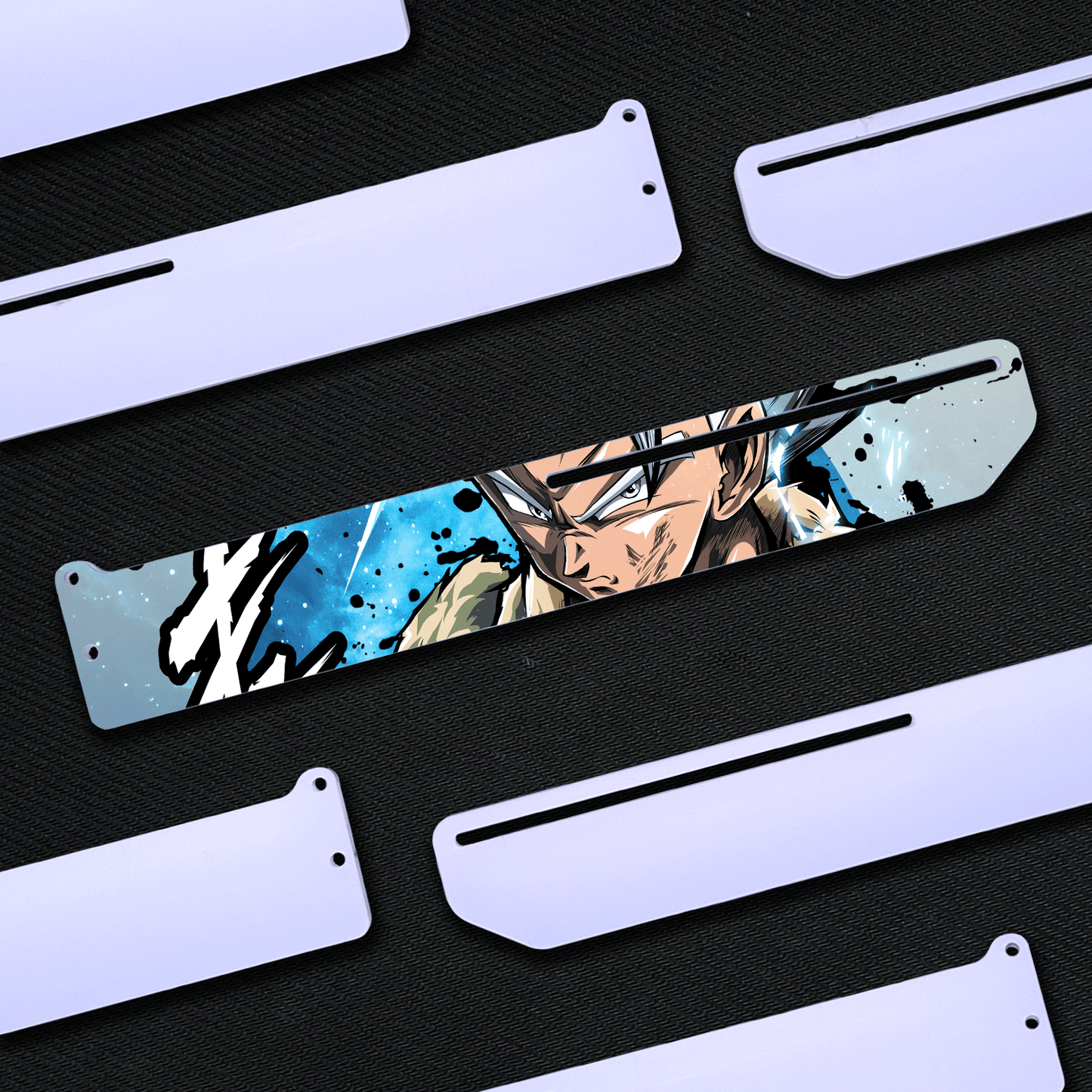 Gogeta Mastered | Soporte Gráfica Horizontal Acrílico