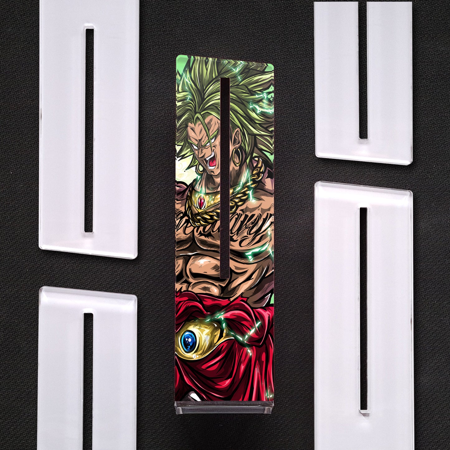 Broly Dragon Ball | Soporte Gráfica Vertical Metacrilato