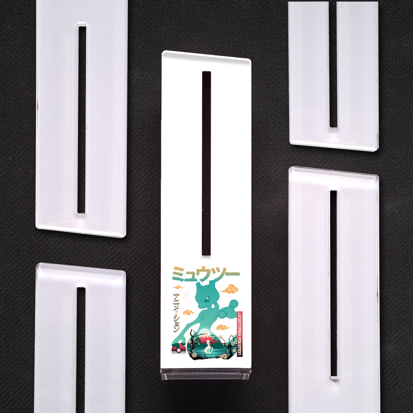Mewtwo (Opciones de Color) | Soporte Gráfica Vertical Acrílico