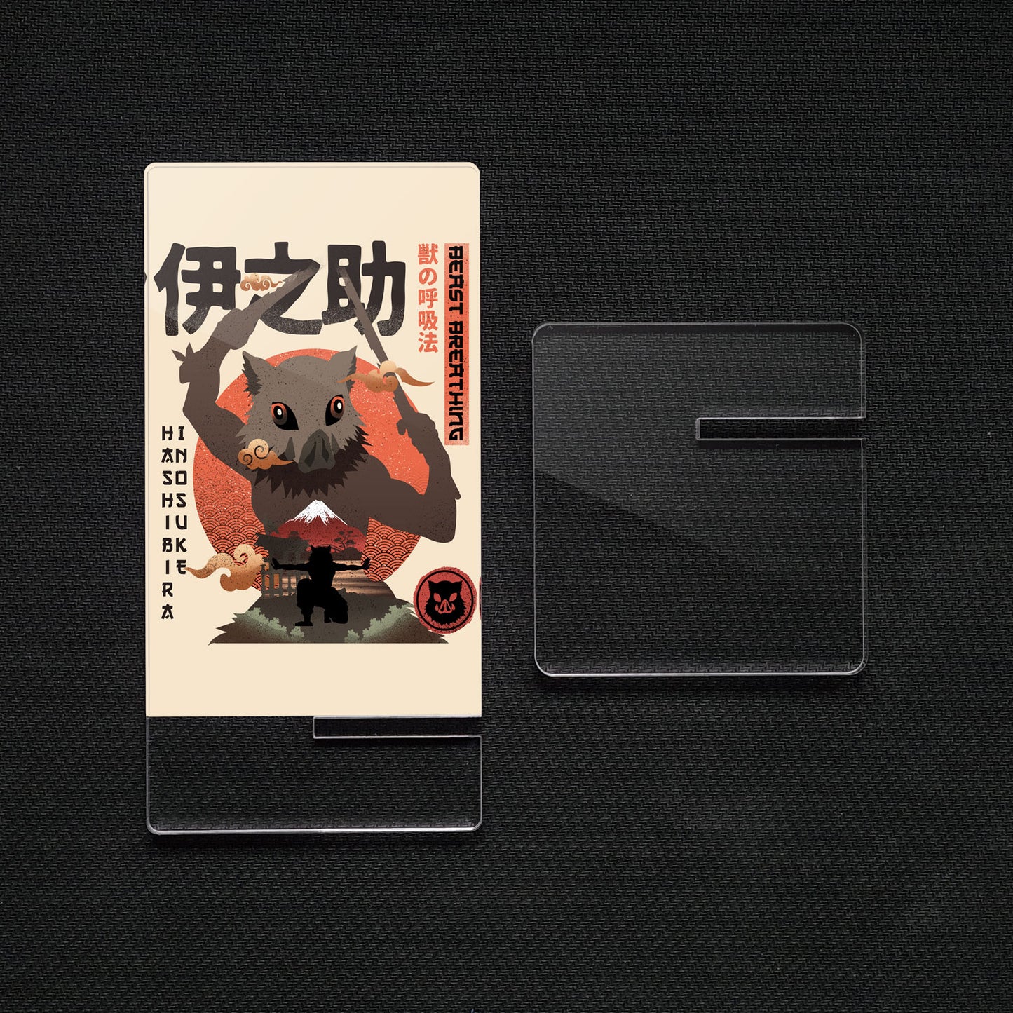 Soporte para Móvil de Kimetsu no Yaiba Inosuke Hashibira, de metacrilato