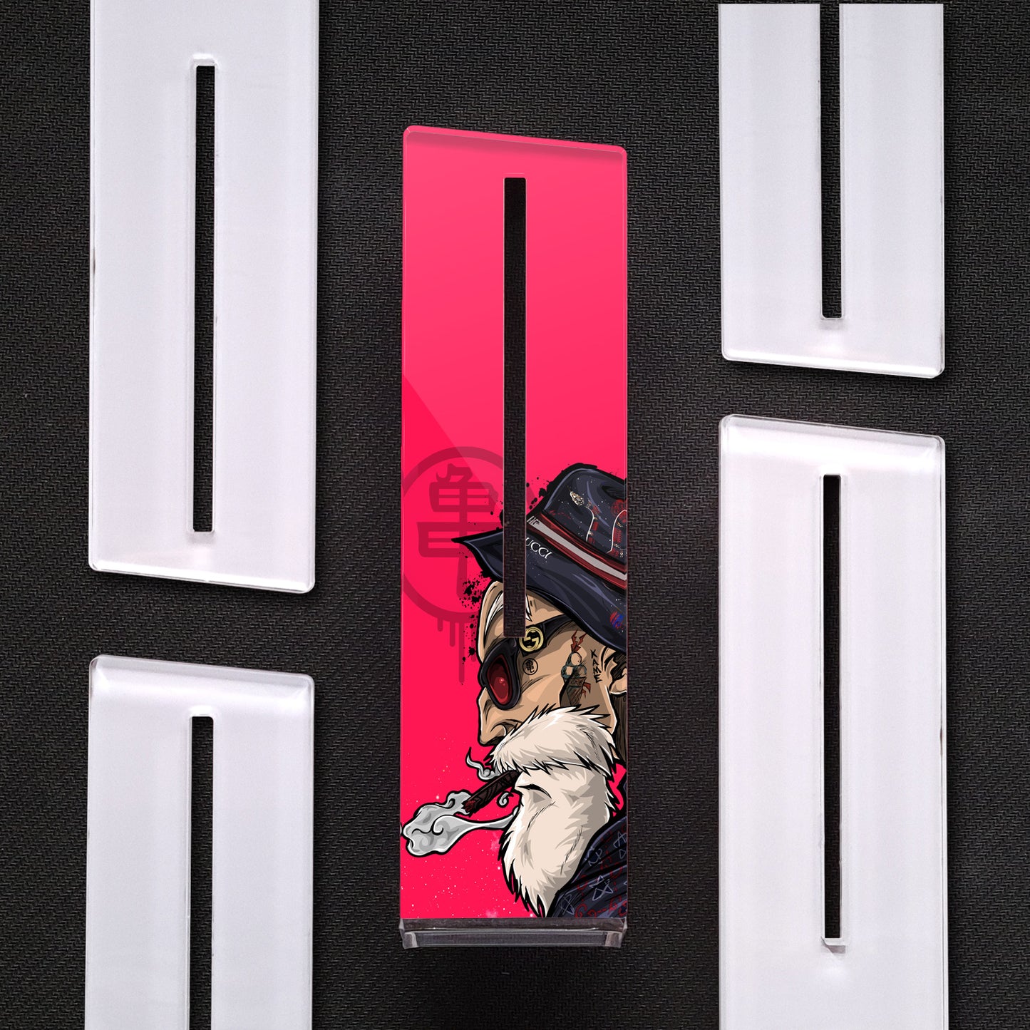 Master Roshi | Soporte Gráfica Vertical Metacrilato