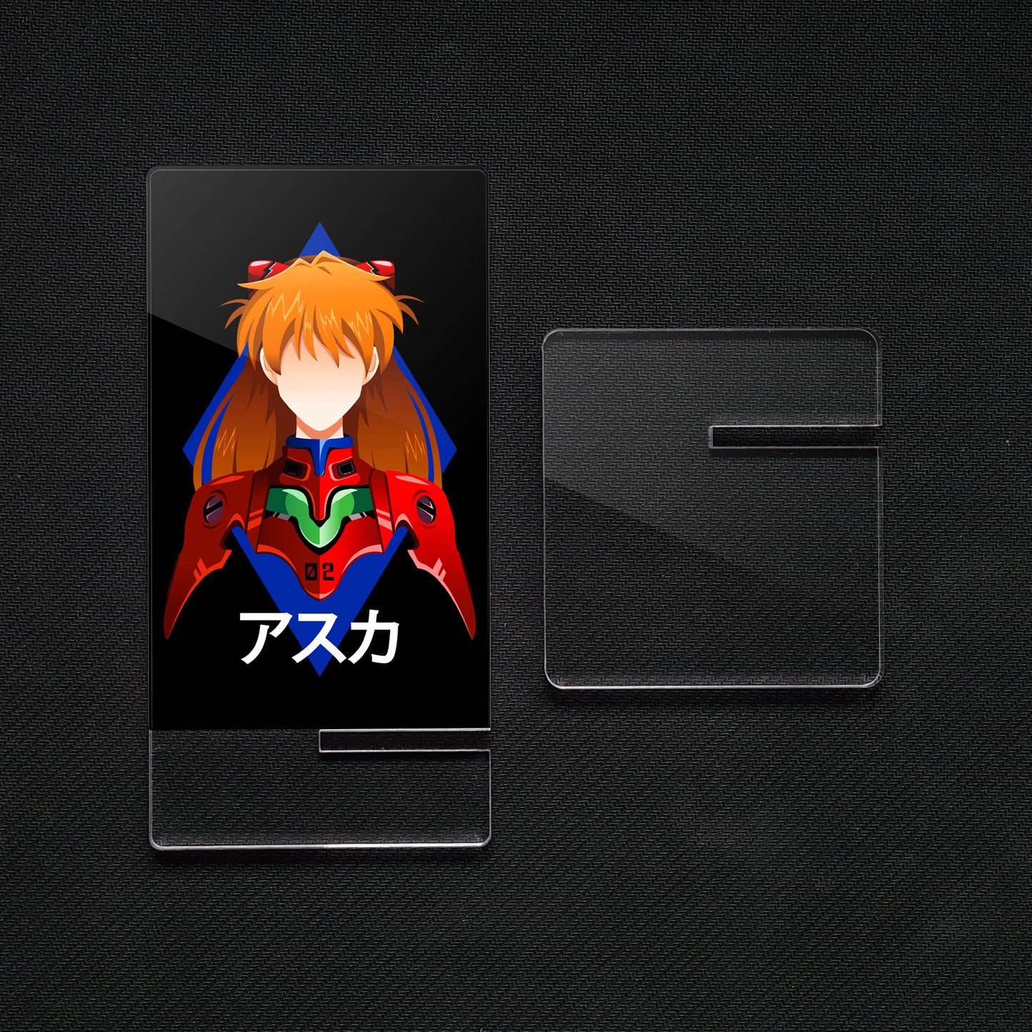 Soporte para Móvil de Neon Genesis Evangelion Asuka, de metacrilato