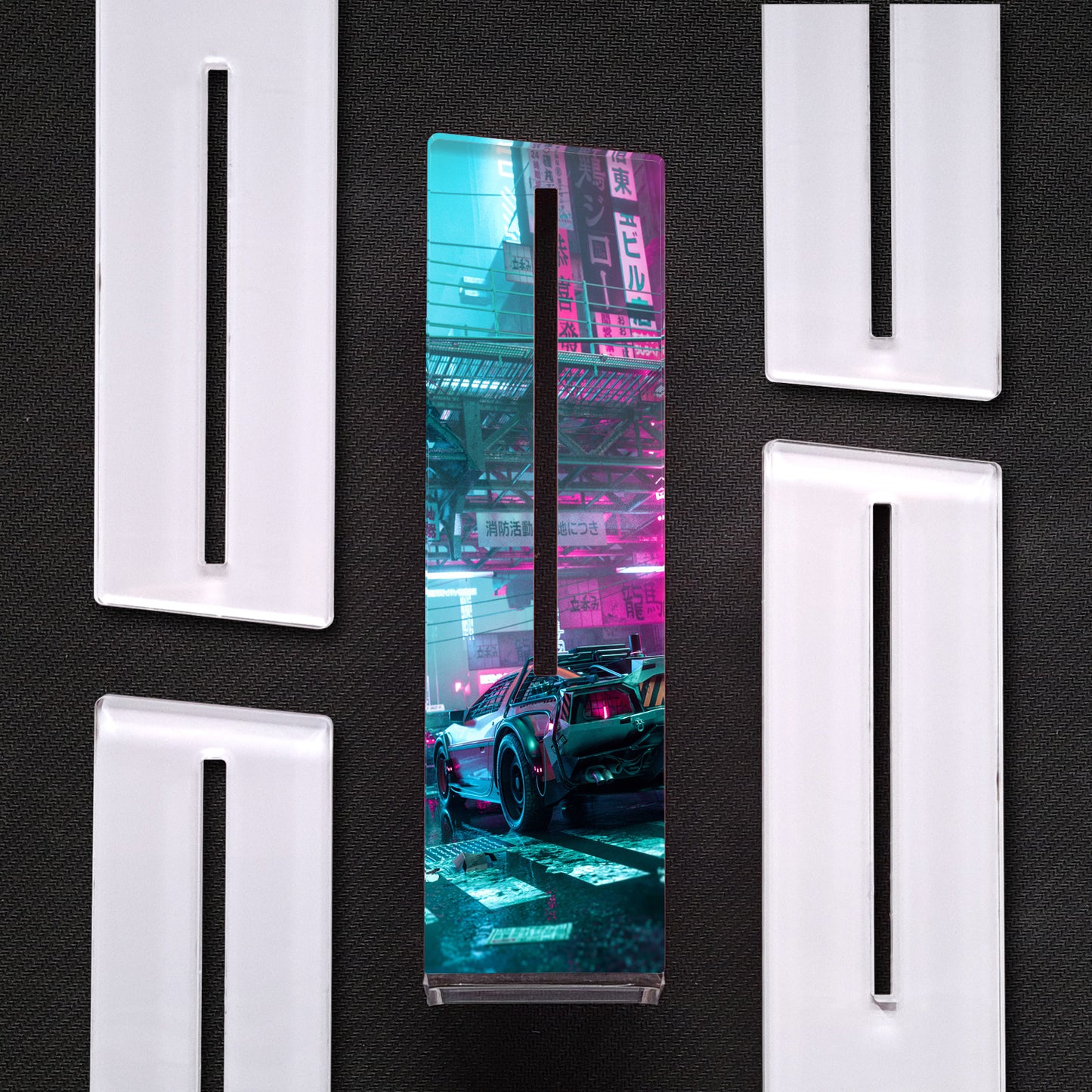 Cyberpunk | Soporte Gráfica Vertical Acrílico