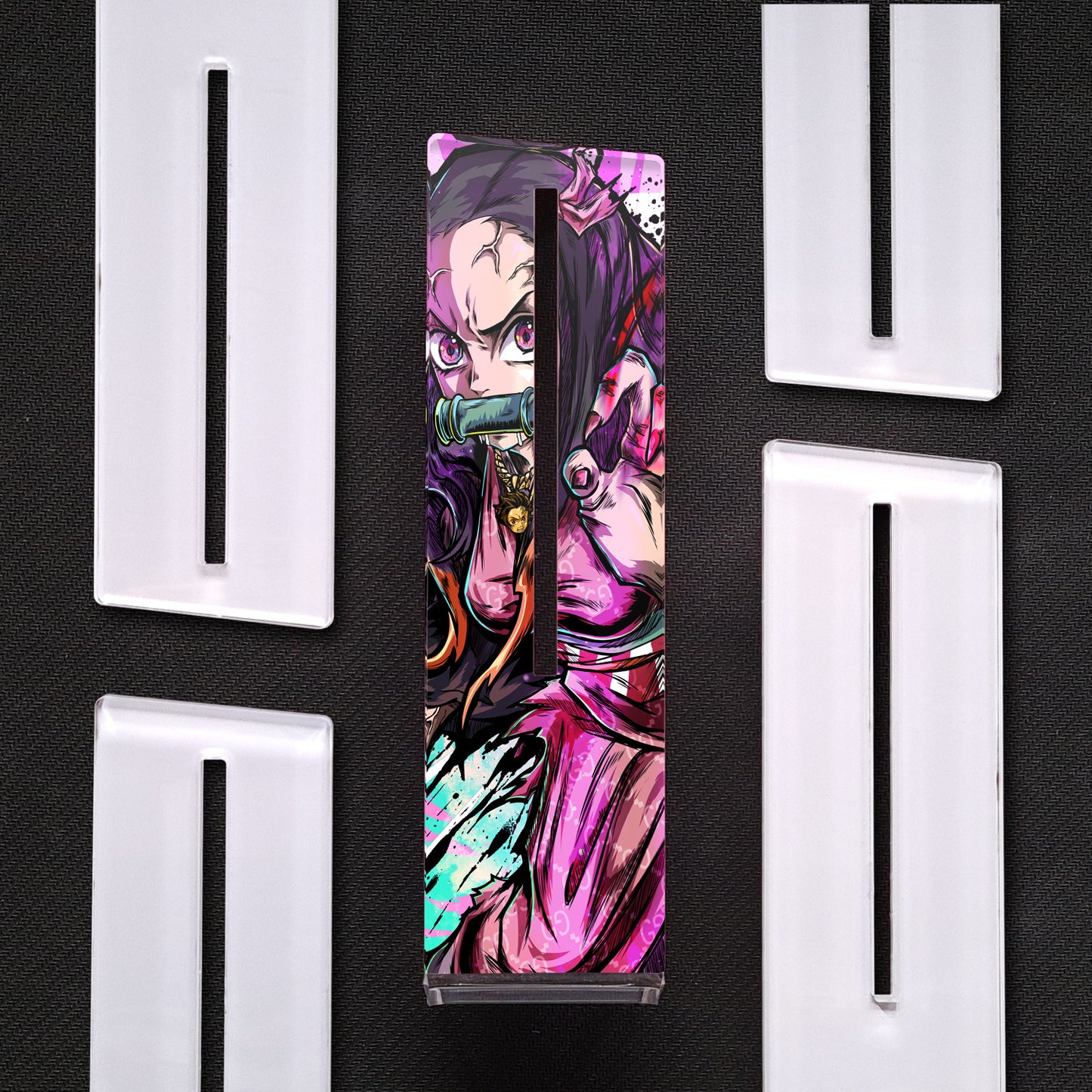 Nezuko Demon Kimetsu no Yaiba | Soporte Gráfica Vertical Metacrilato