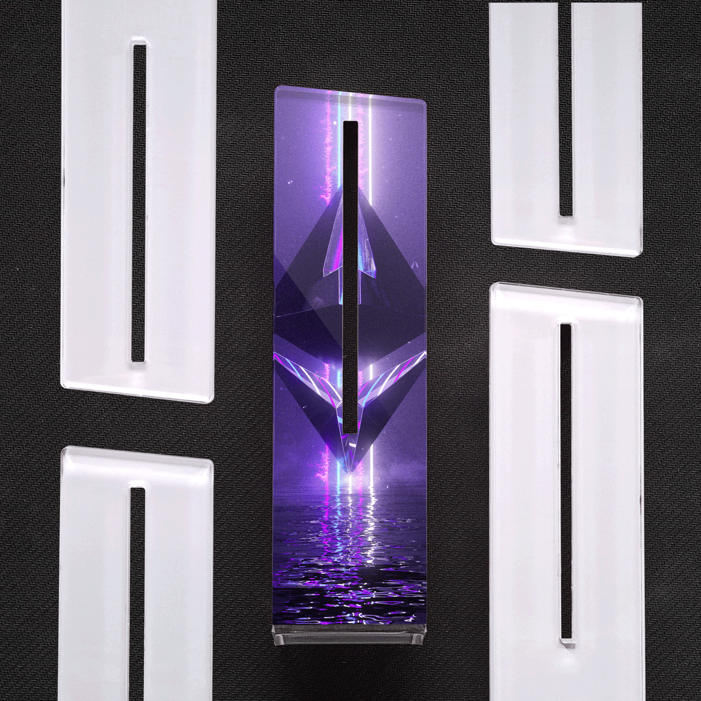ETH | Soporte Gráfica Vertical Acrílico