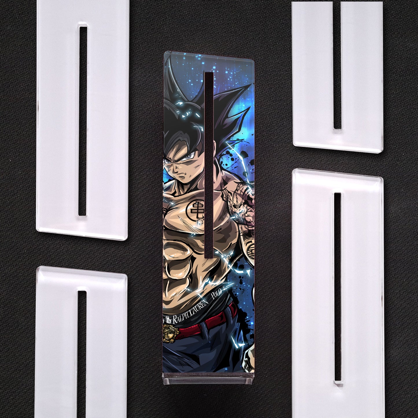 Goku, Dragon Ball | Soporte Gráfica Vertical Metacrilato