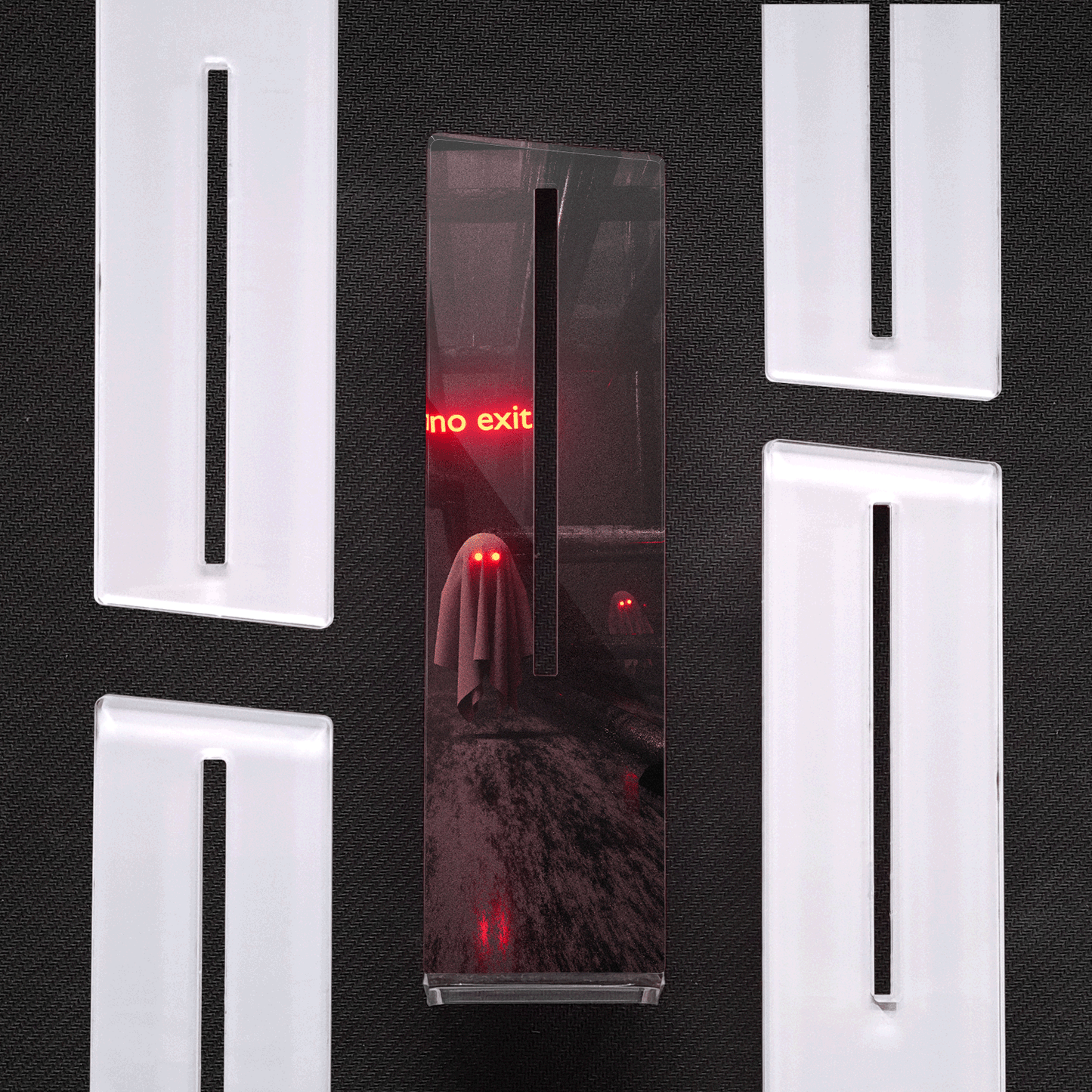 Ghost po | Soporte Gráfica Vertical Acrílico