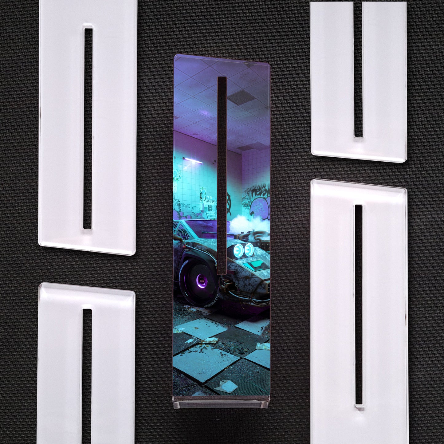 Bathlambo | Acrylic Vertical Graphic Support