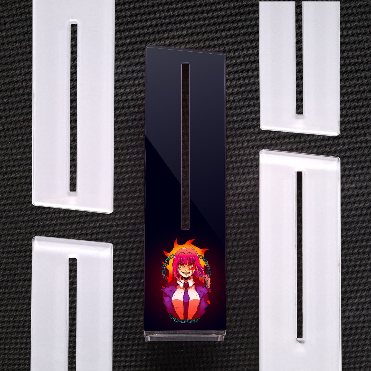 Makima (Opcion de Bordes) | Soporte Gráfica Vertical Acrílico