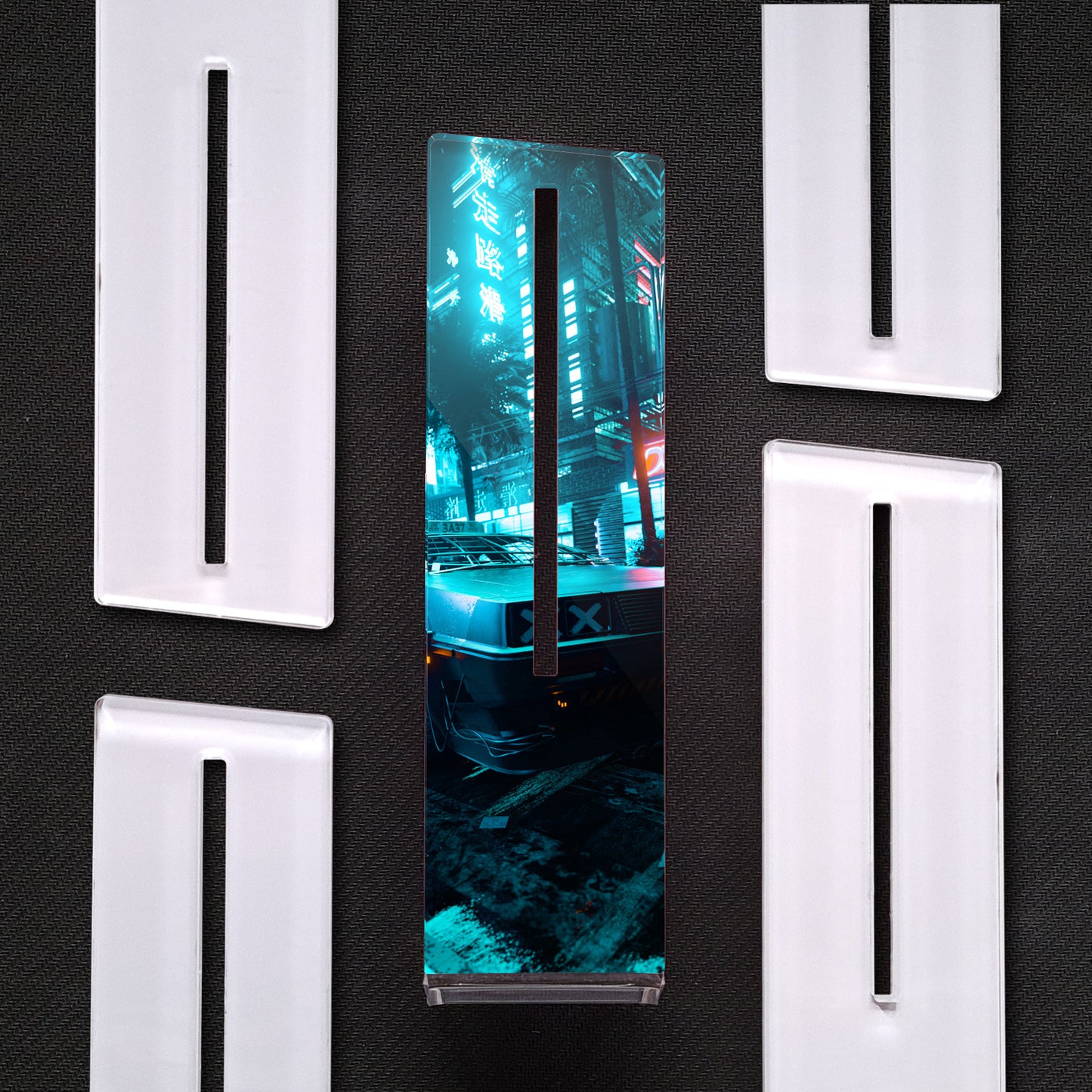 Delorneonwalk | Soporte Gráfica Vertical Acrílico