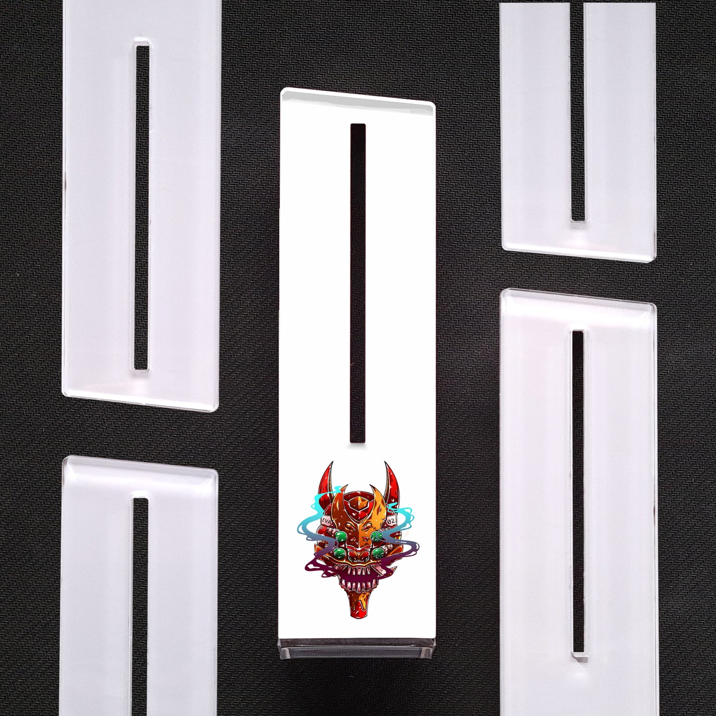 EVA 02 (Opciones de Color) | Soporte Gráfica Vertical Acrílico