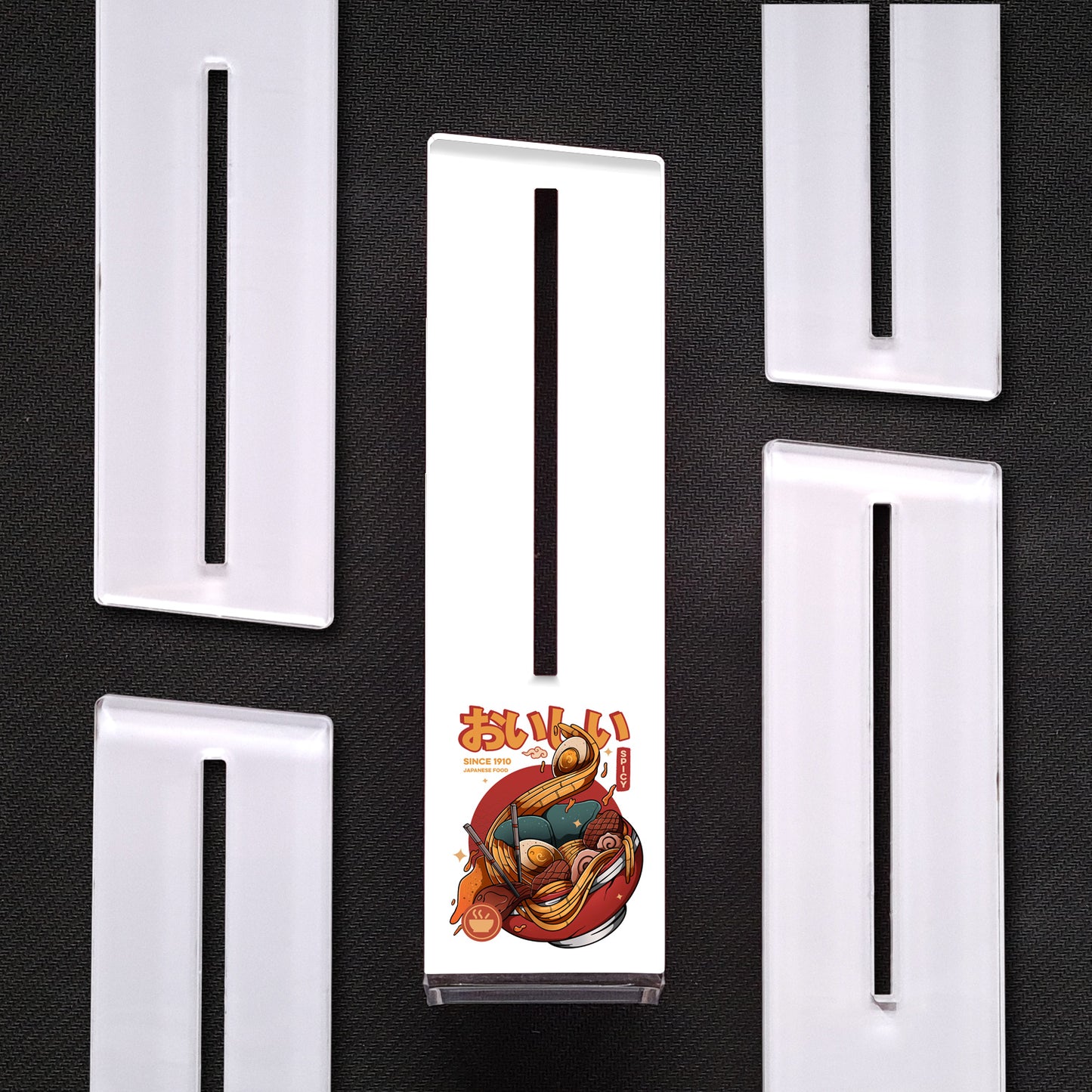 Ramen Noodle (Opciones de Color) | Soporte Gráfica Vertical Acrílico
