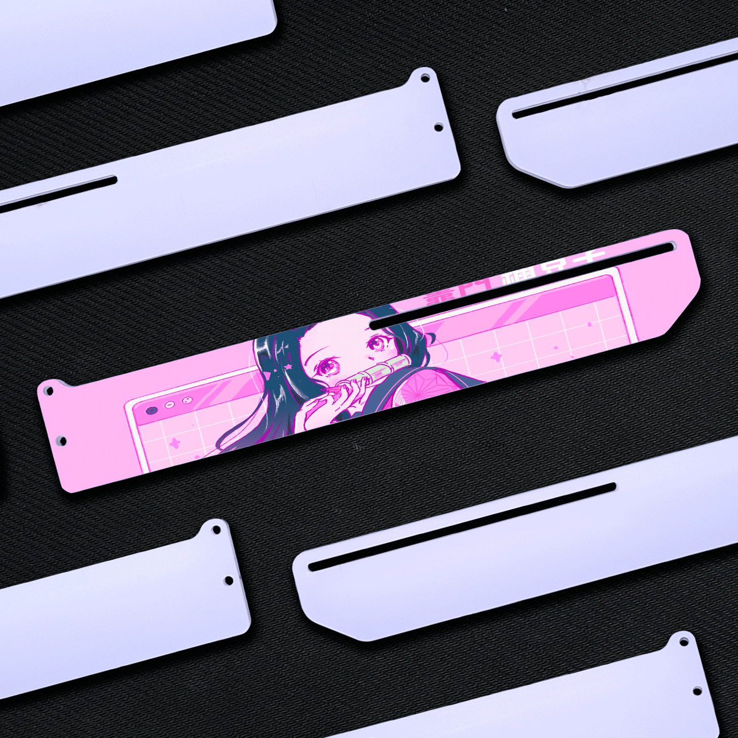 Nezuko Aesthetic School Uniform | Soporte Gráfica Horizontal Acrílico
