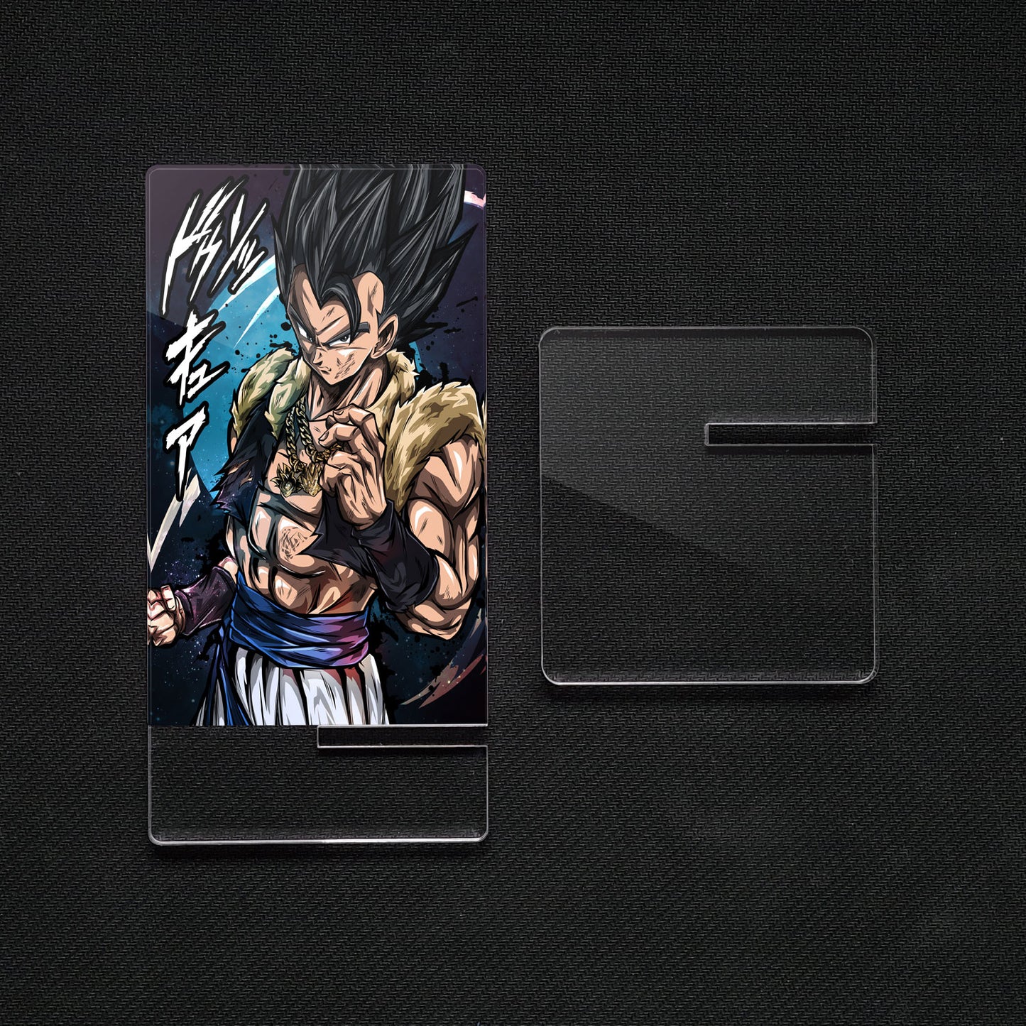 Soporte para Móvil de Dragon Ball Gogeta Ultra, de metacrilato