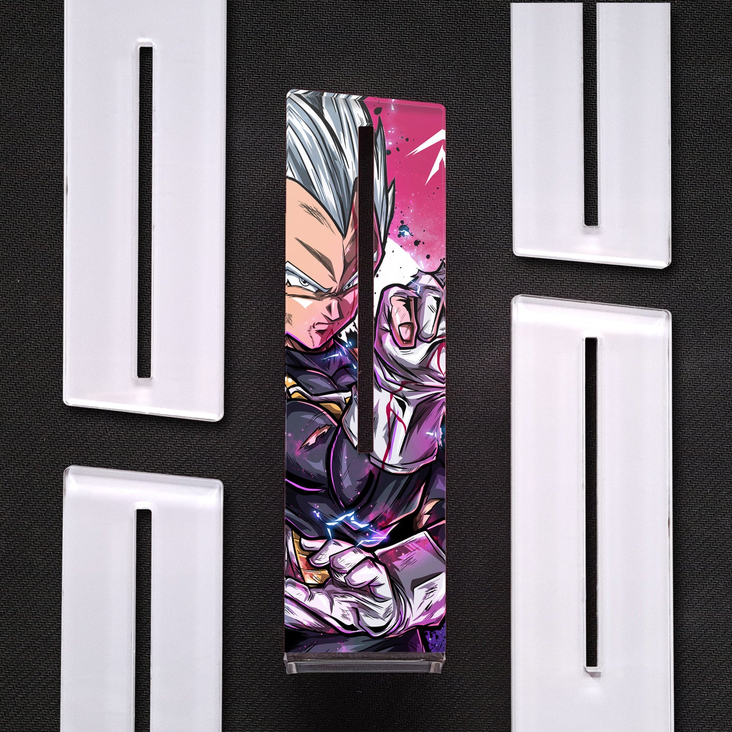 Dragon Ball Vegeta Mastered | Soporte Gráfica Vertical Metacrilato