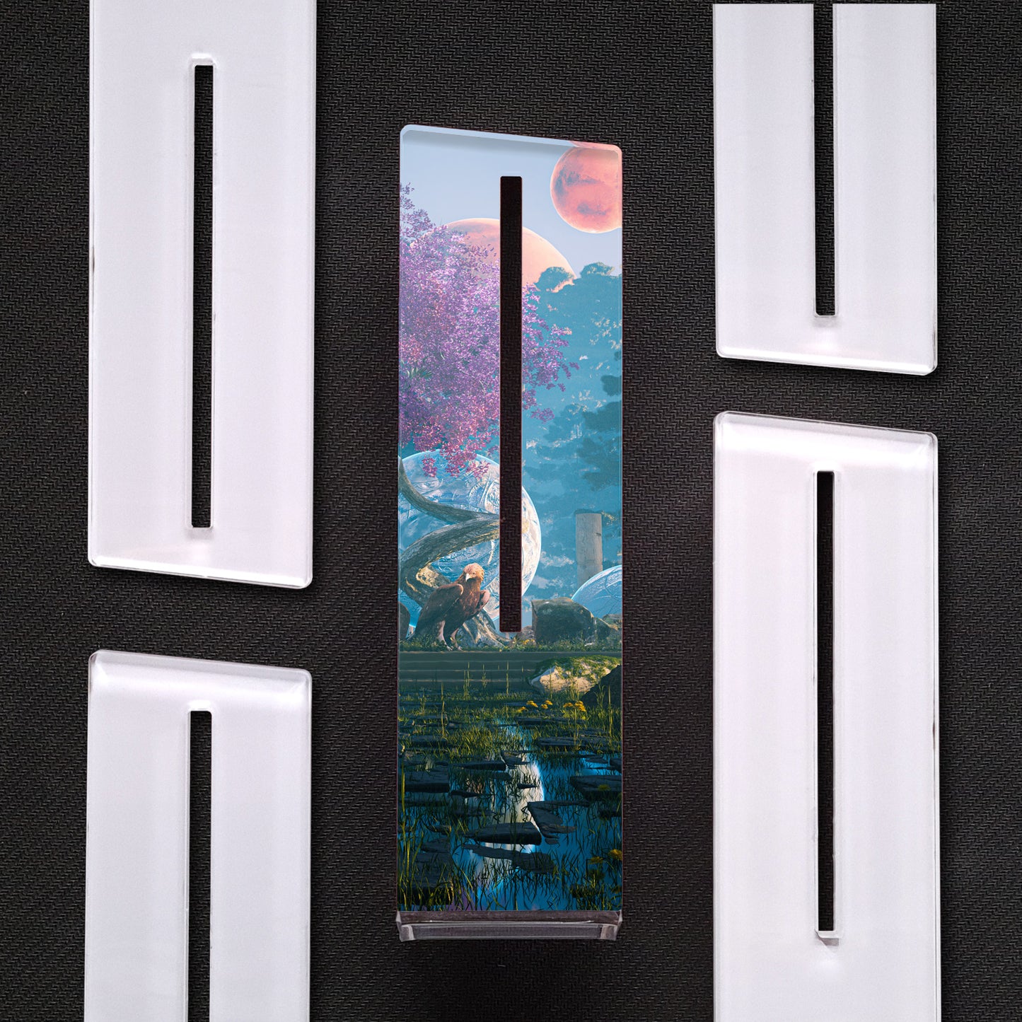 Void Temple | Soporte Gráfica Vertical Acrílico
