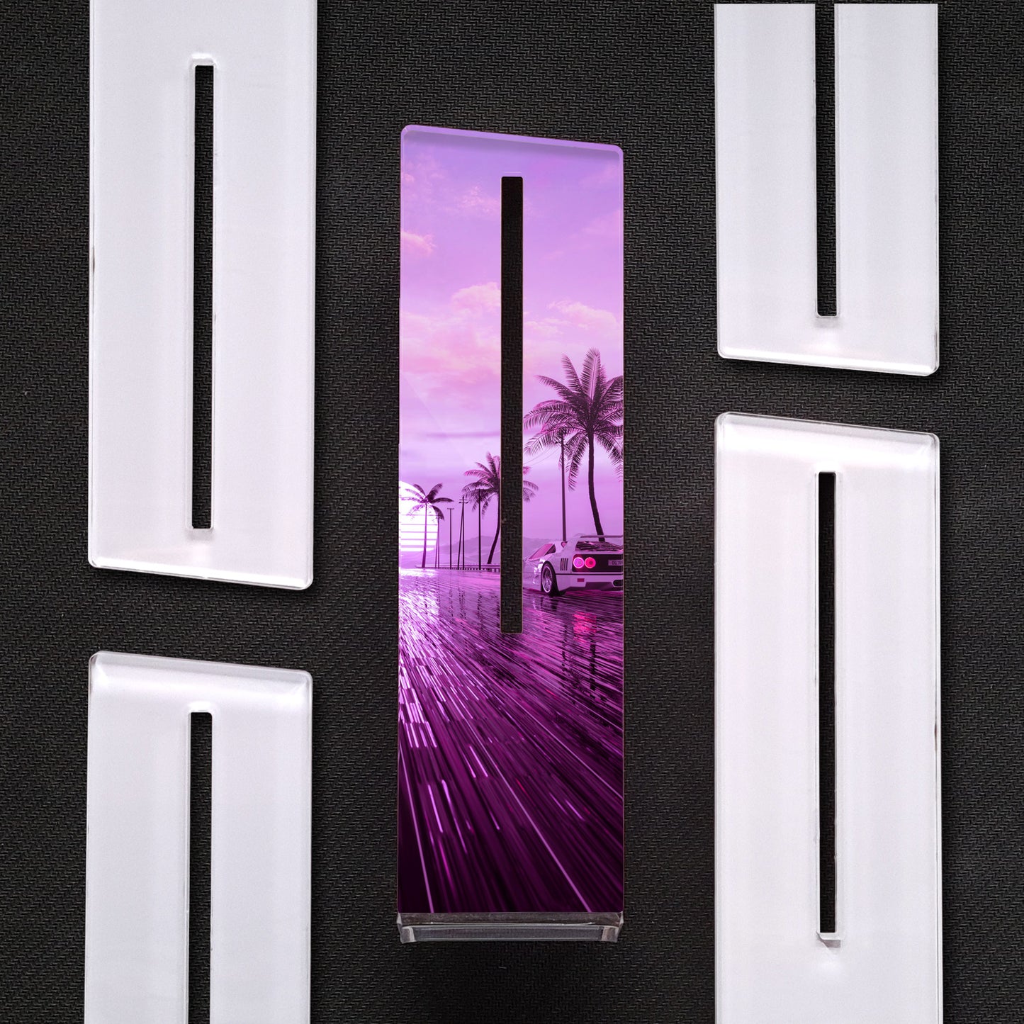 F40 Sunset22 | Soporte Gráfica Vertical Acrílico